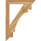 Ekena Millwork Merced Traditional Rough Sawn Bracket, Western Red Cedar, 4"W x 32"D x 44"H BKT04X32X44MRC01RWR - alternate 3